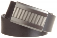 Reward Men's Reversible Racer Stripe Plaque Buckle Belt Reward Men's Reversible Racer Stripe Plaque Buckle Belt