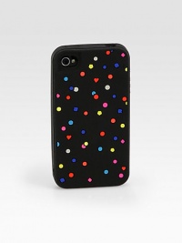 Multicolored shapes float across this ultra-protective case for your iPhone. Silicone2½W X 4¾H X ½DImportedPlease note: iPhone® not included. Multicolored shapes float across this ultra-protective case for your iPhone. Silicone2½W X 4¾H X ½DImportedPlease note: iPhone® not included.