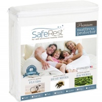 Twin Size SafeRest Premium Hypoallergenic Waterproof Mattress Protector - Vinyl Free Twin Size SafeRest Premium Hypoallergenic Waterproof Mattress Protector - Vinyl Free
