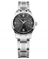 An impeccable steel watch design built to outlast trends, by Victorinox Swiss Army. An impeccable steel watch design built to outlast trends, by Victorinox Swiss Army.