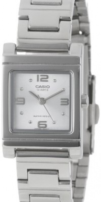 Casio Women's LTP1237D-7A Silver-Tone Shell White Dial Watch Casio Women's LTP1237D-7A Silver-Tone Shell White Dial Watch