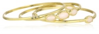 Kenneth Cole New York Modern Rose Bead Bangle Bracelet Set Kenneth Cole New York Modern Rose Bead Bangle Bracelet Set
