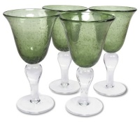 Artland Iris Goblet, 14-Ounce, Sage, Set of 4 Artland Iris Goblet, 14-Ounce, Sage, Set of 4