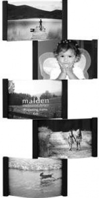 Malden 2056-50 Aero 4 by 6 5-Opening Wall Collage Frames Malden 2056-50 Aero 4 by 6 5-Opening Wall Collage Frames