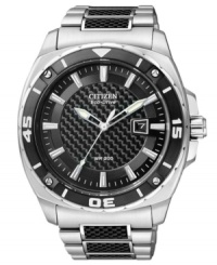 Hit the trails this weekend with this durable sport watch from Citzen. The Eco-Drive technology harnesses both natural and artificial light, never needing a battery. Hit the trails this weekend with this durable sport watch from Citzen. The Eco-Drive technology harnesses both natural and artificial light, never needing a battery.