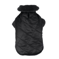 Zack & Zoey Polyester Thermal Lined Dog Jacket, X-Small, Black Zack & Zoey Polyester Thermal Lined Dog Jacket, X-Small, Black