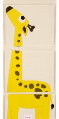 3 Sprouts Wall Organizer, Yellow Giraffe 3 Sprouts Wall Organizer, Yellow Giraffe