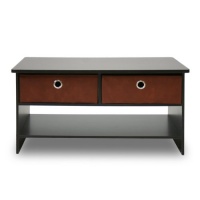 Furinno 10003EX/BR Espresso Finish Living Set, Center Coffee Table with 4 Bin-Type Drawers Furinno 10003EX/BR Espresso Finish Living Set, Center Coffee Table with 4 Bin-Type Drawers