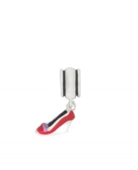 Strut your stuff with this sterling silver and enamel high heel charm. Donatella is a playful collection of charm bracelets and necklaces that can be personalized to suit your style! Available exclusively at Macy's. Strut your stuff with this sterling silver and enamel high heel charm. Donatella is a playful collection of charm bracelets and necklaces that can be personalized to suit your style! Available exclusively at Macy's.