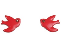 MARC BY MARC JACOBS Petal to the Metal Bird Studs Earrings, Diva Pink MARC BY MARC JACOBS Petal to the Metal Bird Studs Earrings, Diva Pink