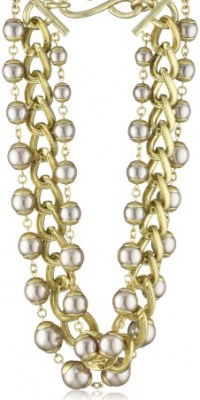 Anne Klein Gold-Tone Triple Collar Necklace Anne Klein Gold-Tone Triple Collar Necklace