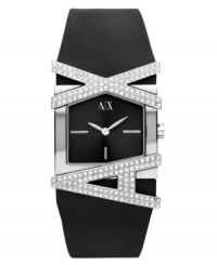 A timepiece popping with glitz and glamour, AX Armani Exchange style. A timepiece popping with glitz and glamour, AX Armani Exchange style.