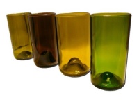 Refresh Glass Recycled Wine Bottle Glassware, 16-Ounce, 4-Pack Refresh Glass Recycled Wine Bottle Glassware, 16-Ounce, 4-Pack