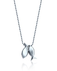 What's your sign? This beautifully rendered Fishes pendant necklace will help your stars align in polished sterling silver. What's your sign? This beautifully rendered Fishes pendant necklace will help your stars align in polished sterling silver.