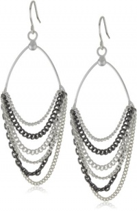 Kenneth Cole New York Silver-Tone Chain Swag Earrings Kenneth Cole New York Silver-Tone Chain Swag Earrings