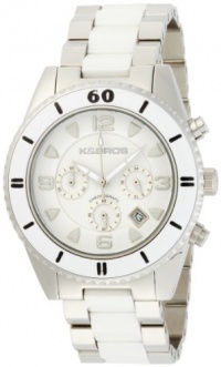K&BROS Unisex 9136-2 C-901 Ceramic Chronograph Silver-tone White Watch K&BROS Unisex 9136-2 C-901 Ceramic Chronograph Silver-tone White Watch