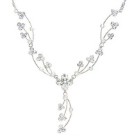 Perfect Gift - High Quality Elegant Rainbow Necklace with Silver Swarovski Crystals (966) Perfect Gift - High Quality Elegant Rainbow Necklace with Silver Swarovski Crystals (966)