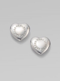 A charming style with logo engraved detail. Argento plated brassSize, about ¼Bolt clutch post backImported A charming style with logo engraved detail. Argento plated brassSize, about ¼Bolt clutch post backImported