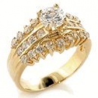 1 Carat CZ Classic Engagement Ring Ring 18kt Gold EP Size 5-10 Lifetime Guarantee Anniversary Engagement W521 1 Carat CZ Classic Engagement Ring Ring 18kt Gold EP Size 5-10 Lifetime Guarantee Anniversary Engagement W521