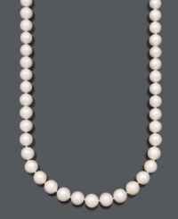 Polish your look. Belle de Mer's sophisticated strand features large, A+ cultured freshwater pearls (11-13 mm) and a 14k gold clasp. Approximate length: 22 inches. Polish your look. Belle de Mer's sophisticated strand features large, A+ cultured freshwater pearls (11-13 mm) and a 14k gold clasp. Approximate length: 22 inches.