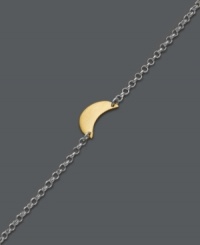 Shoot for the moon, the stars, and beyond. Studio Silver's whimsical charm bracelet makes a dreamy statement when worn alone, but can be paired with other bangles and bracelets for an ultra-trendy layered look. Crafted in sterling silver and 18k gold over sterling silver. Approximate length: 7-1/2 inches. Approximate charm size: 1/2 inch. Shoot for the moon, the stars, and beyond. Studio Silver's whimsical charm bracelet makes a dreamy statement when worn alone, but can be paired with other bangles and bracelets for an ultra-trendy layered look. Crafted in sterling silver and 18k gold over sterling silver. Approximate length: 7-1/2 inches. Approximate charm size: 1/2 inch.
