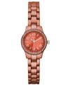Lively color brings the fun on this coral timepiece from GUESS.