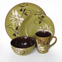 American Atelier Mirabel Green 16-Piece Dinnerware Set American Atelier Mirabel Green 16-Piece Dinnerware Set