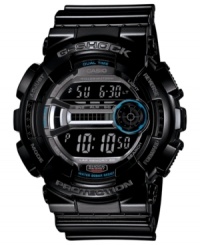 A built-tough digital watch in all black from G-Shock. A built-tough digital watch in all black from G-Shock.