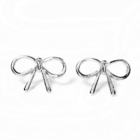 Forget Me Knot Bow Stud Earrings