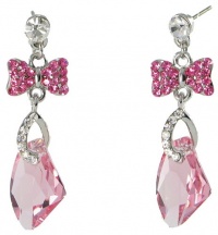 Galactic Drop Butterfly Swarovski Elements Crystal Earrings for Women Fashion Jewelry (Pink) Galactic Drop Butterfly Swarovski Elements Crystal Earrings for Women Fashion Jewelry (Pink)