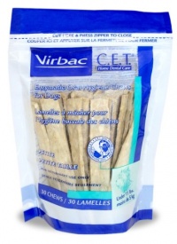 C.E.T. Enzymatic Oral Hygiene Chews for Petite Dogs, 30 Chews C.E.T. Enzymatic Oral Hygiene Chews for Petite Dogs, 30 Chews