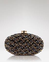 Your evening look isn't complete without this Sondra Roberts clutch, crafted of satin with beaded detailing. Your evening look isn't complete without this Sondra Roberts clutch, crafted of satin with beaded detailing.