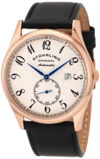 Stuhrling Original Men's 171B.334532 Classic Cuvette Automatic Date Rose Tone Watch Stuhrling Original Men's 171B.334532 Classic Cuvette Automatic Date Rose Tone Watch