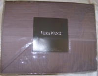Vera Wang Woven Rib Stripe King Coverlet, Silver Vera Wang Woven Rib Stripe King Coverlet, Silver