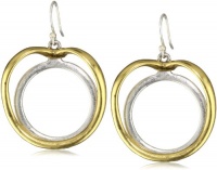 Lucky Brand Two-Tone Double Circle Earrings Lucky Brand Two-Tone Double Circle Earrings