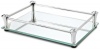 Taymor Square Vanity Mirror Tray with Chrome Rails