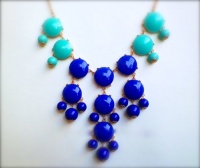 Blue & Turquoise Bubble Necklace Blue & Turquoise Bubble Necklace