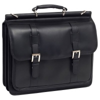 Siamod 25595 Signorini Oil Pull-Up Leather Double Compartment Laptop Case (Black) Siamod 25595 Signorini Oil Pull-Up Leather Double Compartment Laptop Case (Black)
