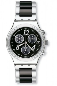 Swatch Men's YCS485G Quartz Chronograph Stainless Steel Black Dial Watch Swatch Men's YCS485G Quartz Chronograph Stainless Steel Black Dial Watch