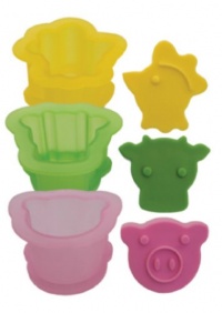 Tovolo Farmyard Ice Cream Sandwich Molds, Set of 3 Tovolo Farmyard Ice Cream Sandwich Molds, Set of 3