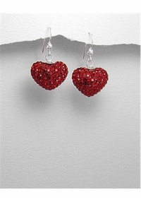 Love heart earrings made from In 92.5 Sterling Silver Earrings Love heart earrings made from In 92.5 Sterling Silver Earrings