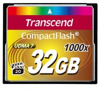 Transcend Information 32GB Compact flash Card - TS32GCF1000 (160/120 MB/s)
