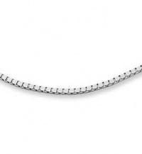 20 1mm Silver Plated Box Chain Necklace - Italian Style Shimmering High Polish 20 1mm Silver Plated Box Chain Necklace - Italian Style Shimmering High Polish