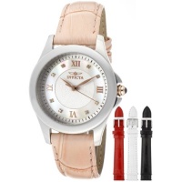 Invicta Women's 12544 Angel Mother-Of-Pearl Dial Crystal Accented Interchangeable Straps Watch Invicta Women's 12544 Angel Mother-Of-Pearl Dial Crystal Accented Interchangeable Straps Watch