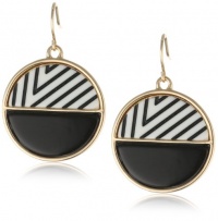 Kenneth Cole New York Striped Circle Drop Earrings Kenneth Cole New York Striped Circle Drop Earrings