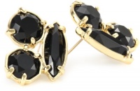 Kate Spade New York Desert Stone Cluster Black Stud Earrings