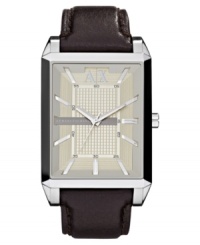 A classically handsome timepiece that fits in at work or at play, by AX Armani Exchange. A classically handsome timepiece that fits in at work or at play, by AX Armani Exchange.