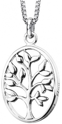 Sterling Silver Family. My Pride and Joy Family Tree Pendant Necklace, 18