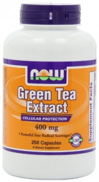 Now Foods Green Tea Extract 400 mg, 250 Gelatin Capsules (60% Polyphenols, 40% Catechins, 16mg Caffeine) Now Foods Green Tea Extract 400 mg, 250 Gelatin Capsules (60% Polyphenols, 40% Catechins, 16mg Caffeine)