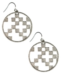Inspire your look with the bold textures and energy of Brasil. FALCHI by Falchi's unique drop earrings feature cut-out squares in silver tone mixed metal. Approximate drop: 1-7/8 inches. Inspire your look with the bold textures and energy of Brasil. FALCHI by Falchi's unique drop earrings feature cut-out squares in silver tone mixed metal. Approximate drop: 1-7/8 inches.